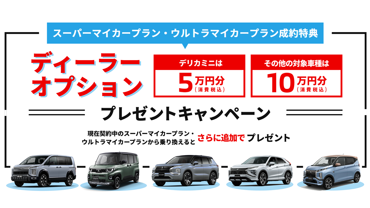 ディーラーオプション10万円分